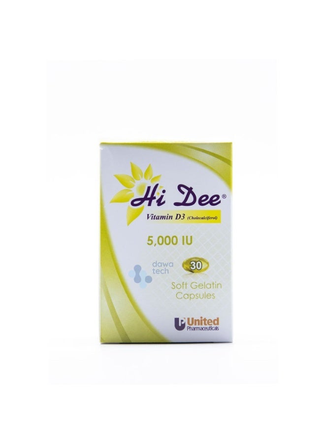 Hi Dee 5000 IU 30 CAPS - Image 1
